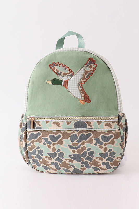 Camouflage duck backpack