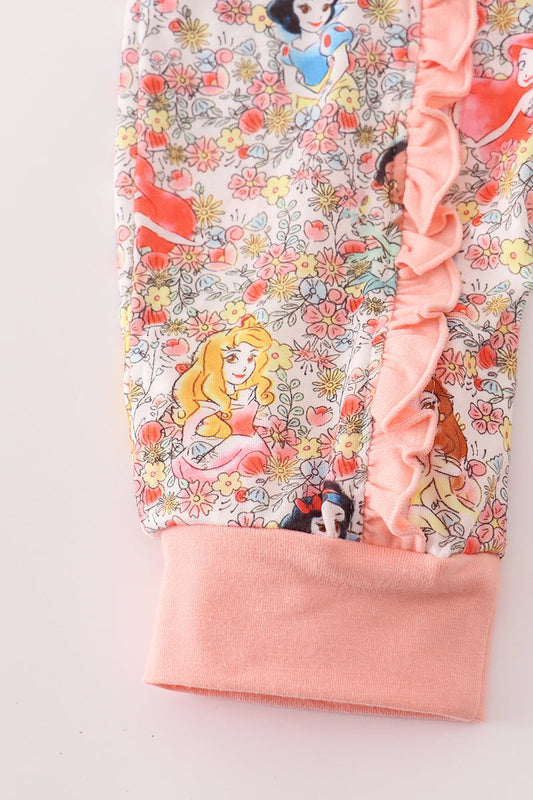 Princess floral pajamas