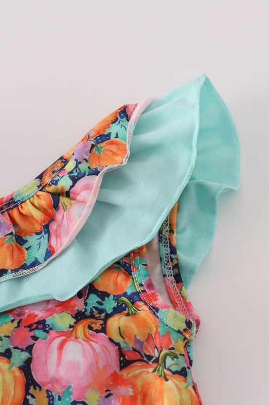 Pumpkin ruffle bubble