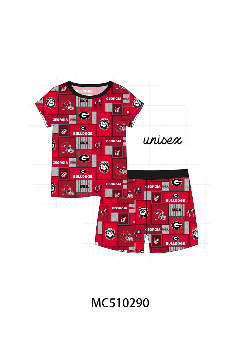 PO71 Georgia bulldog bamboo family PJS collection