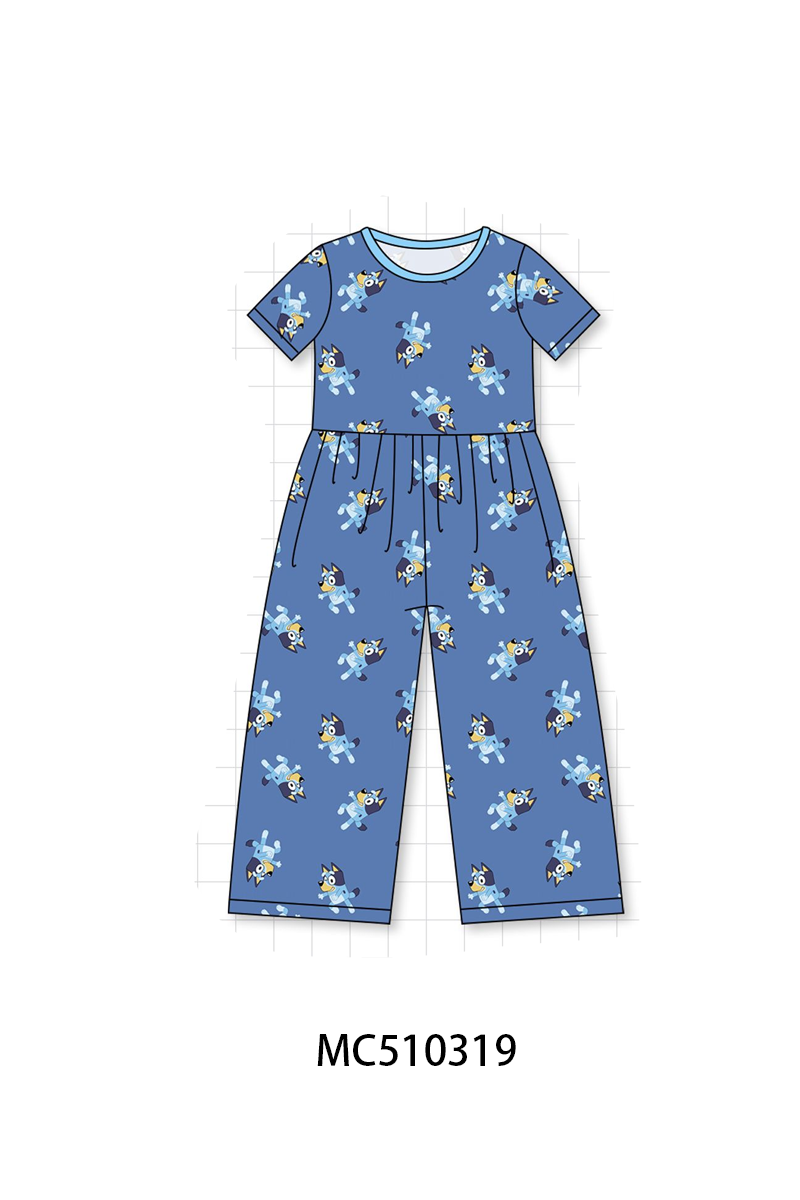 PO71 Blue character print bamboo collection