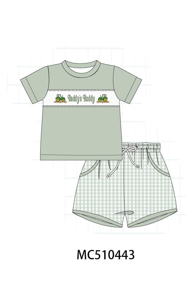 PO71 Sage daddy's buddy embroidery collection