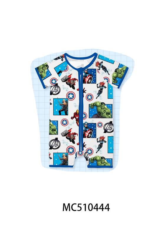 PO71 Character print bamboo pajama collection 1