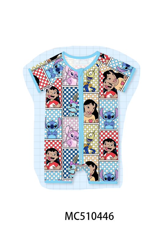 PO71 Character print bamboo pajama collection 2