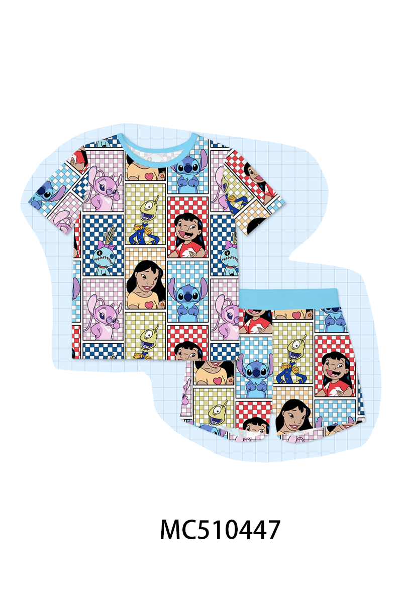 PO71 Character print bamboo pajama collection 2