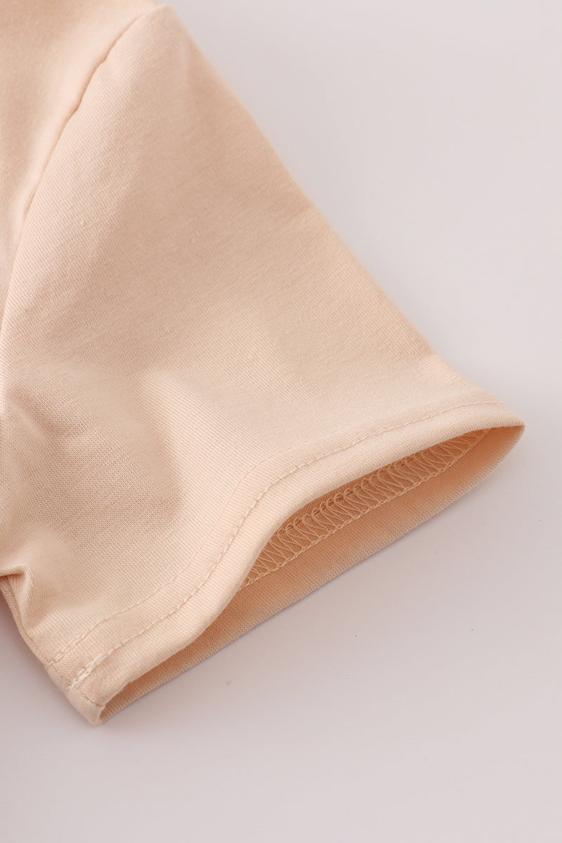 Pumpkin knot shorts set