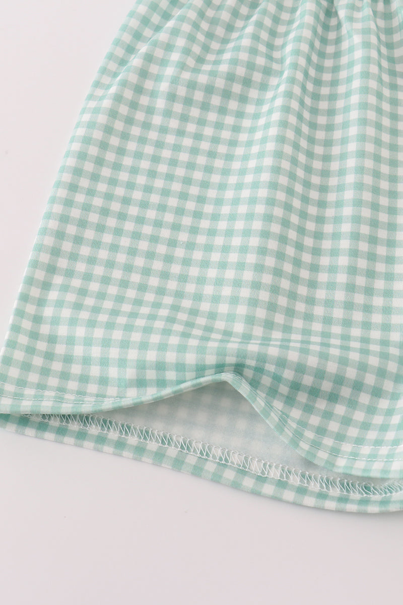 Pumpkin knot shorts set