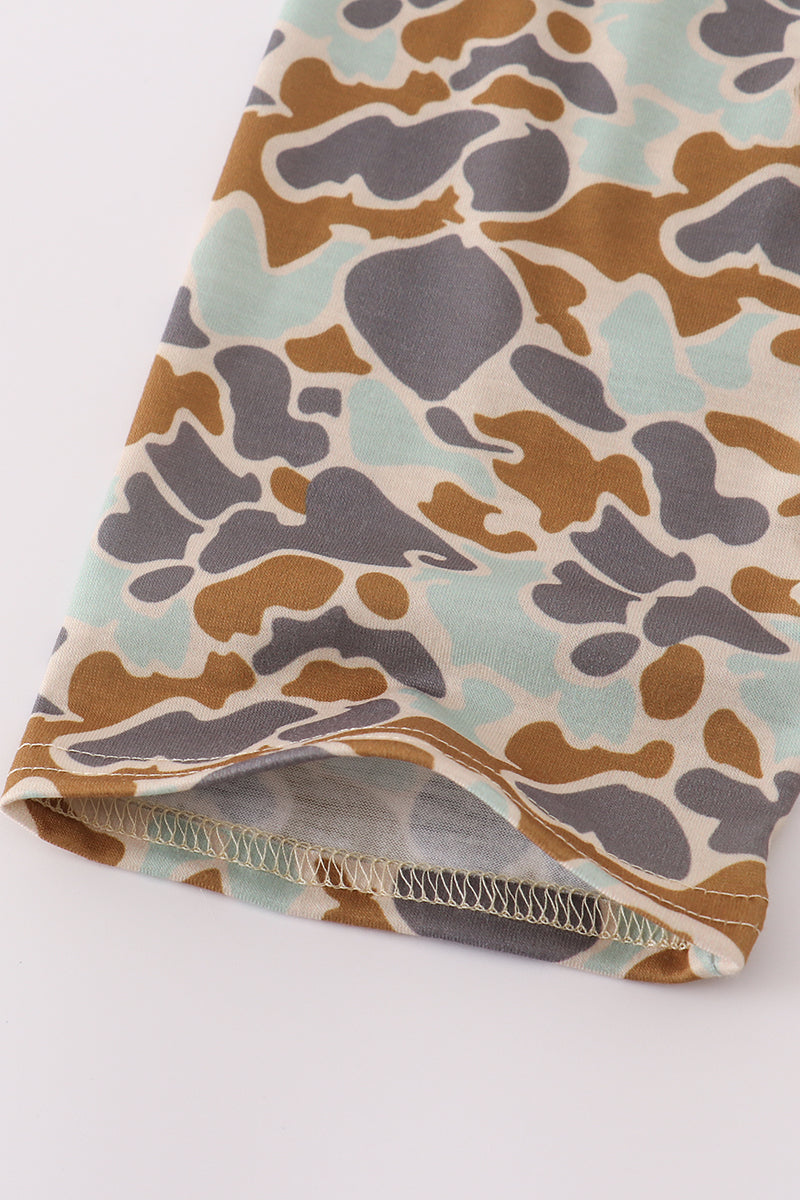 Halloween camouflage pants set