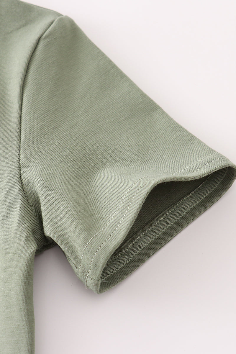 Camouflage pumpkin pants set