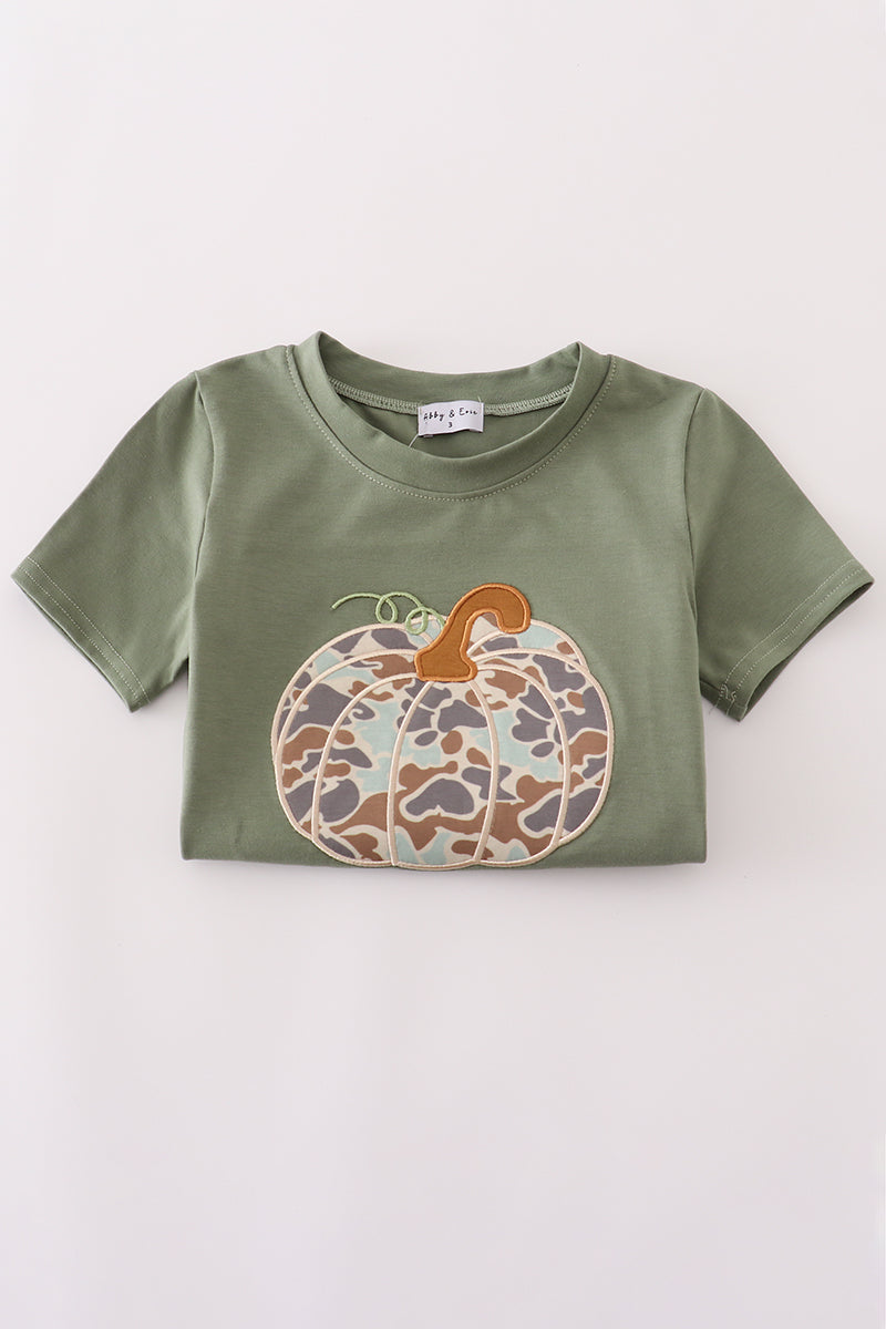 Camouflage pumpkin pants set