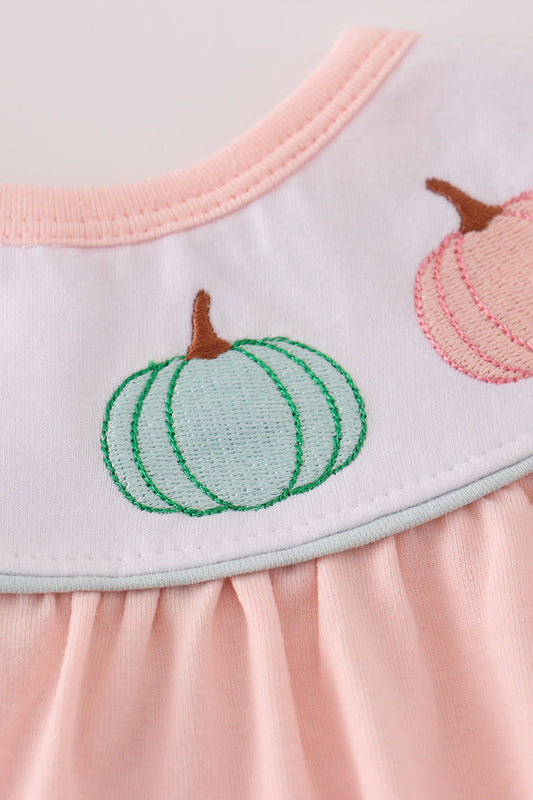 Pink pumpkin bloomer set