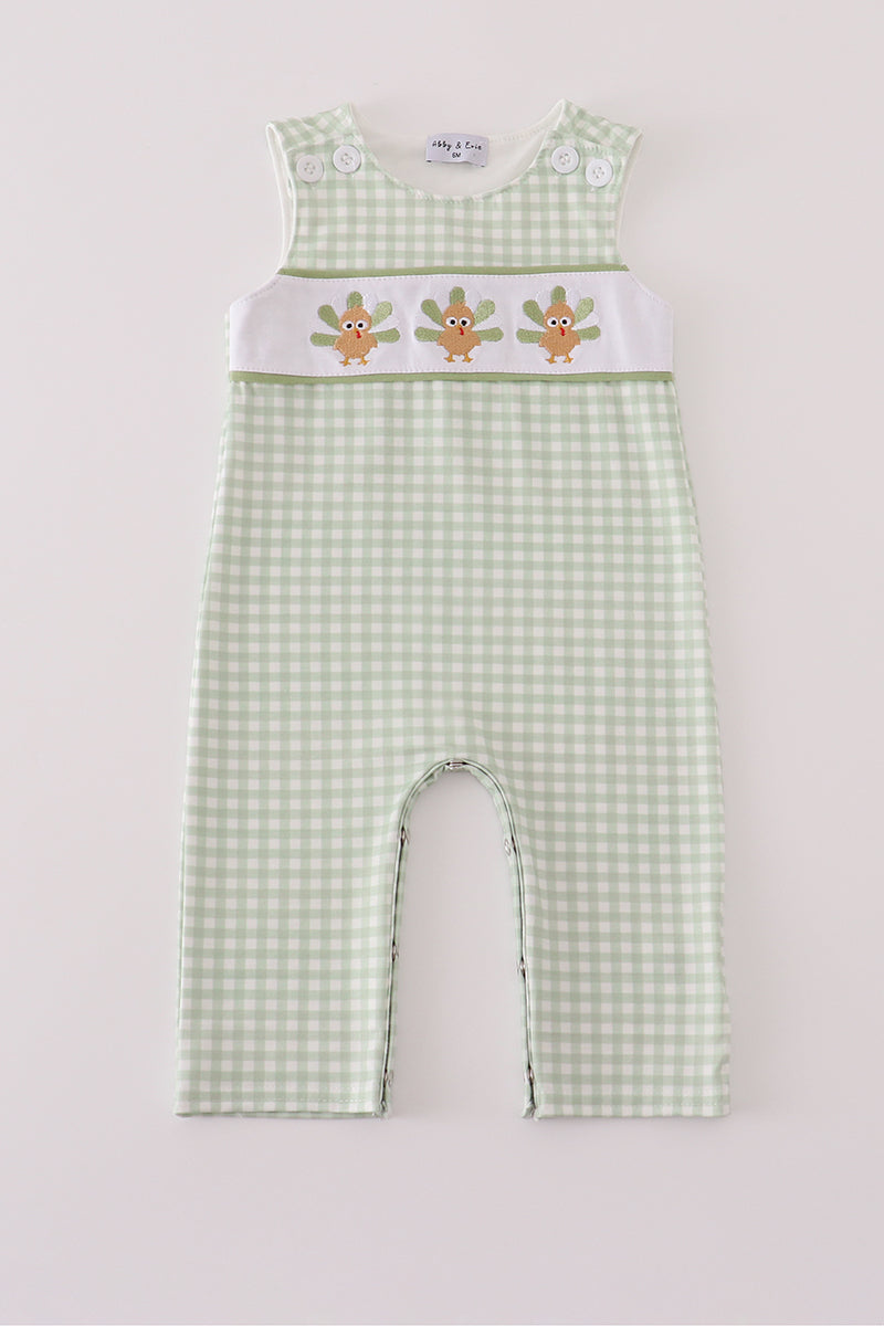 Sage turkey gingham jonjon