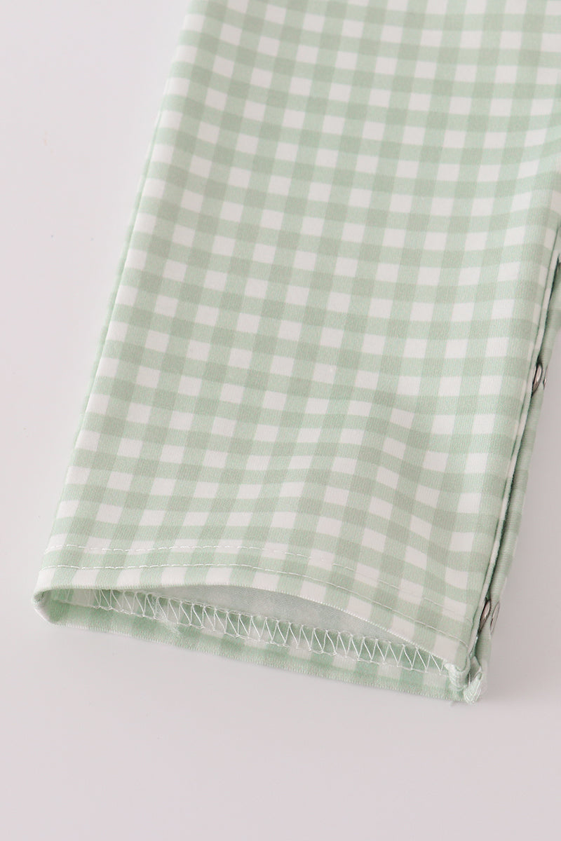 Sage turkey gingham jonjon