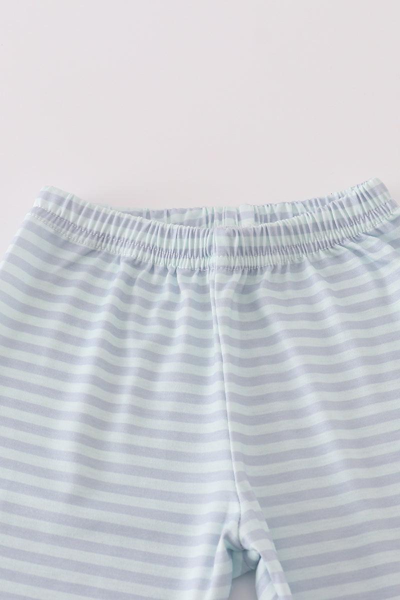 Halloween spider stripe pants set