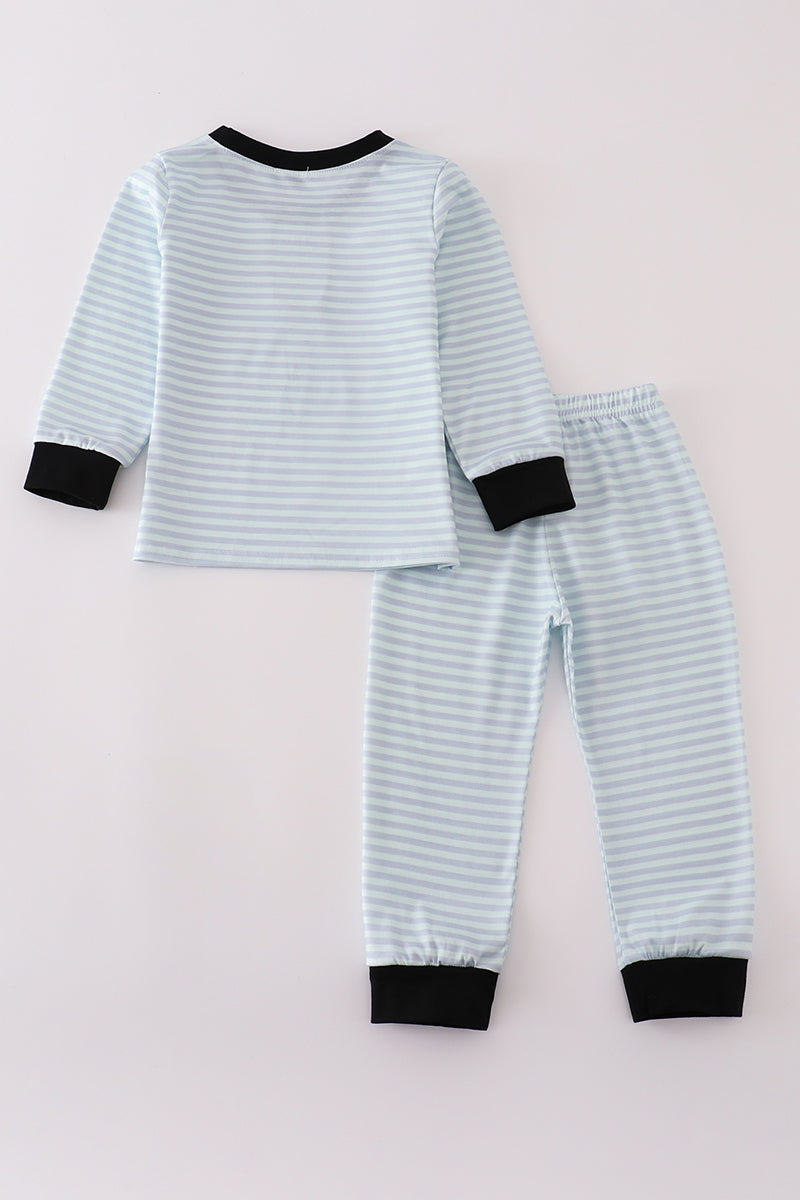 Halloween spider stripe pants set