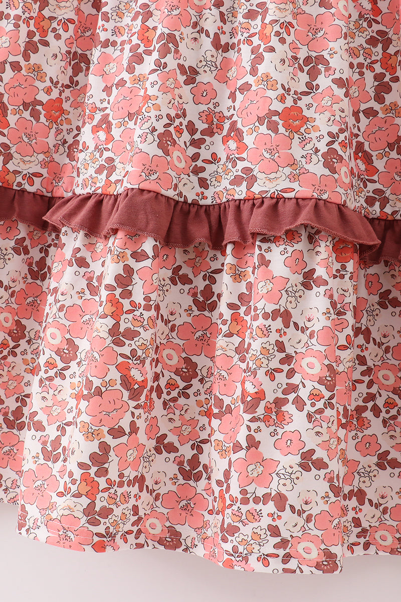 Fall floral mom&me dress