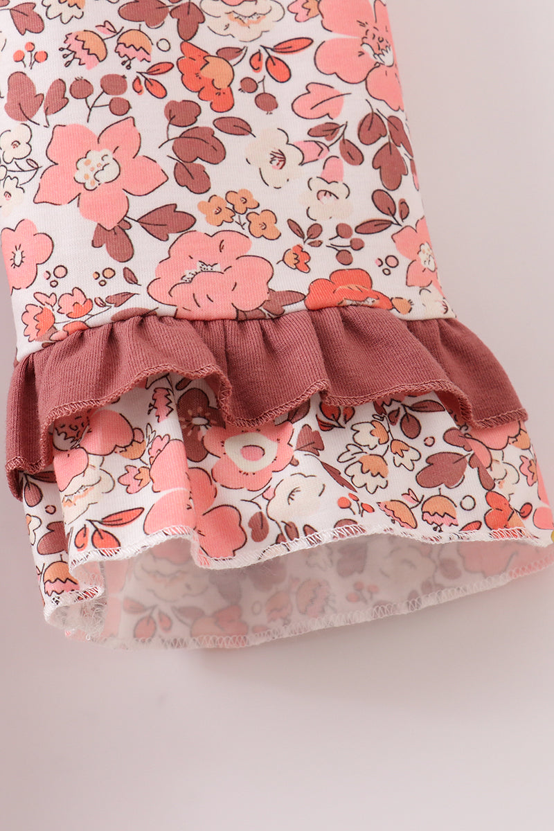 Fall floral mom&me dress