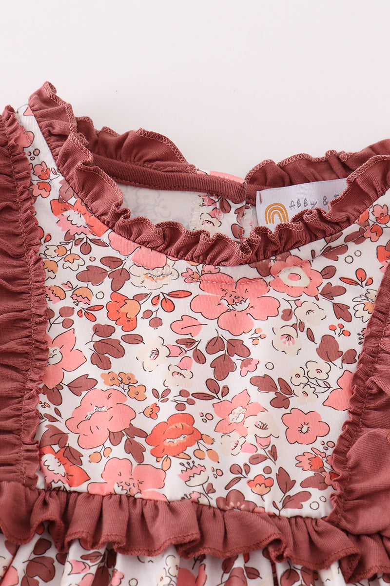 Fall floral mom&me dress