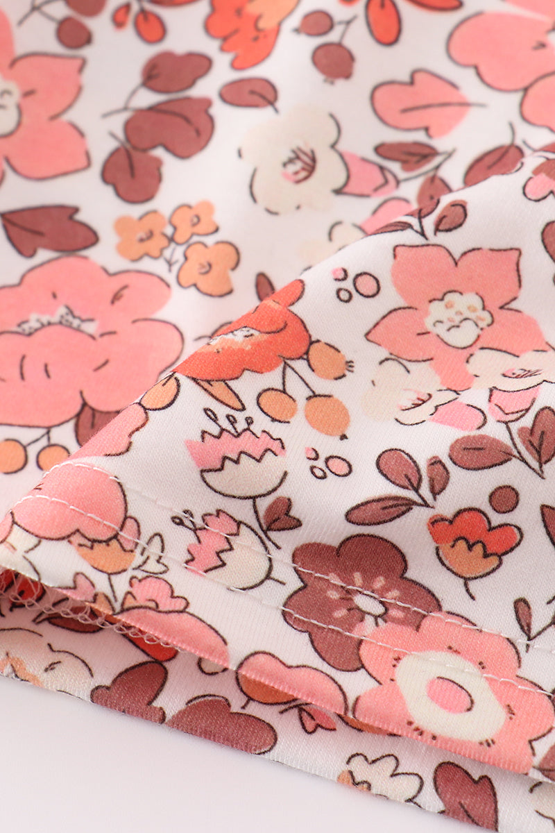 Fall floral mom&me dress