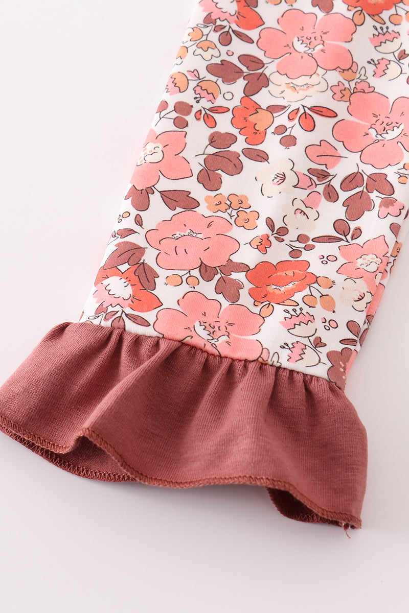 Fall floral mom&me dress