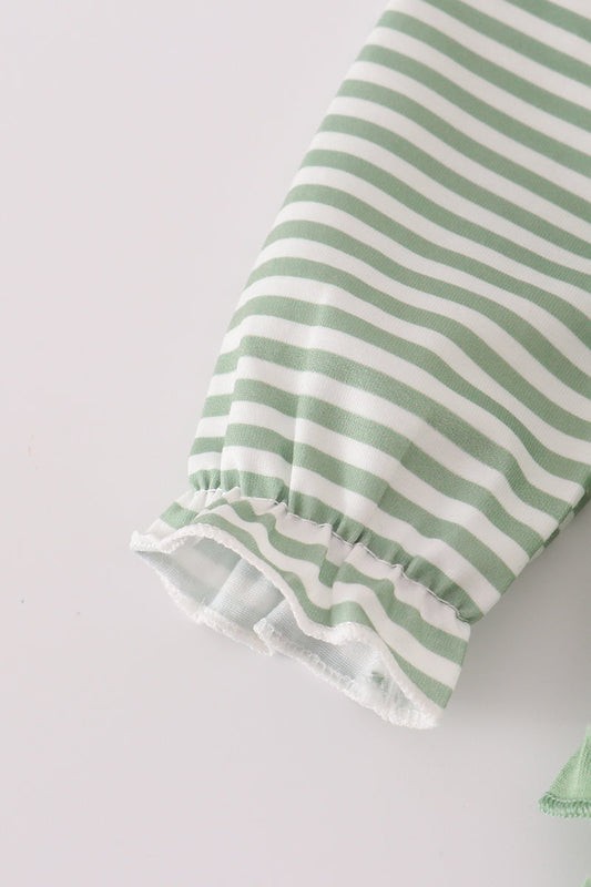 Turkey stripe ruffle bubble