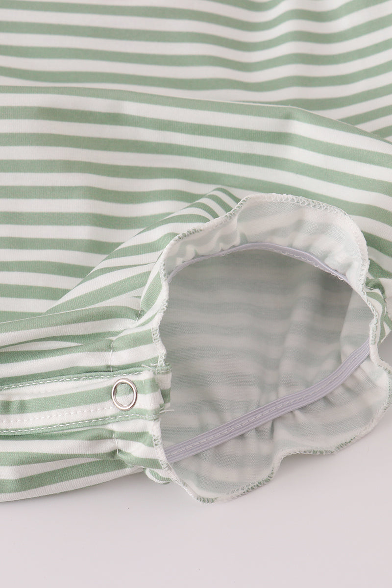 Turkey stripe ruffle bubble