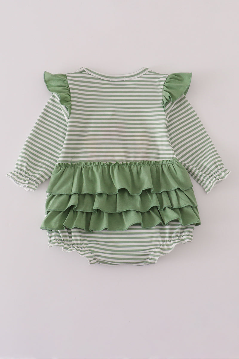 Turkey stripe ruffle bubble