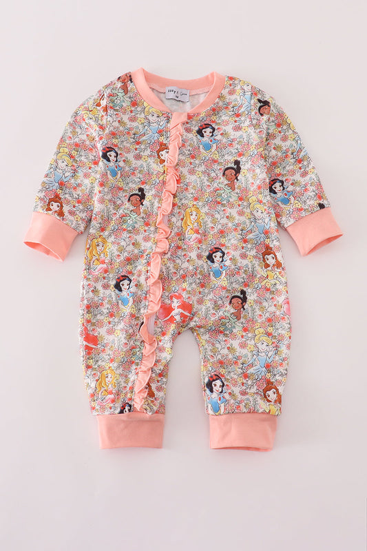 Princess floral pajamas