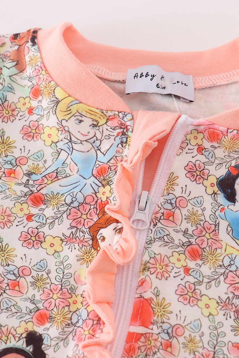Princess floral pajamas