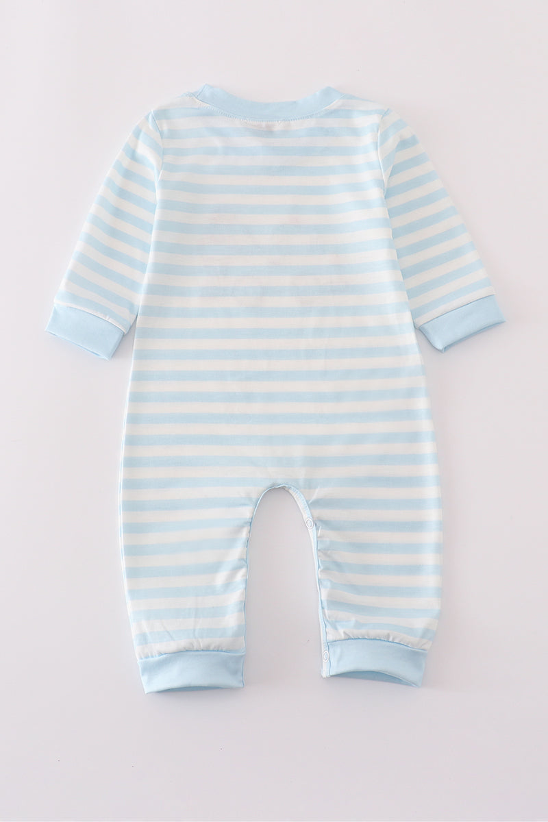 Crane stripe romper