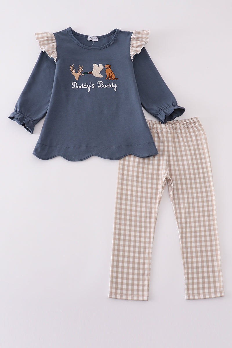 Hunting ruffle pants set
