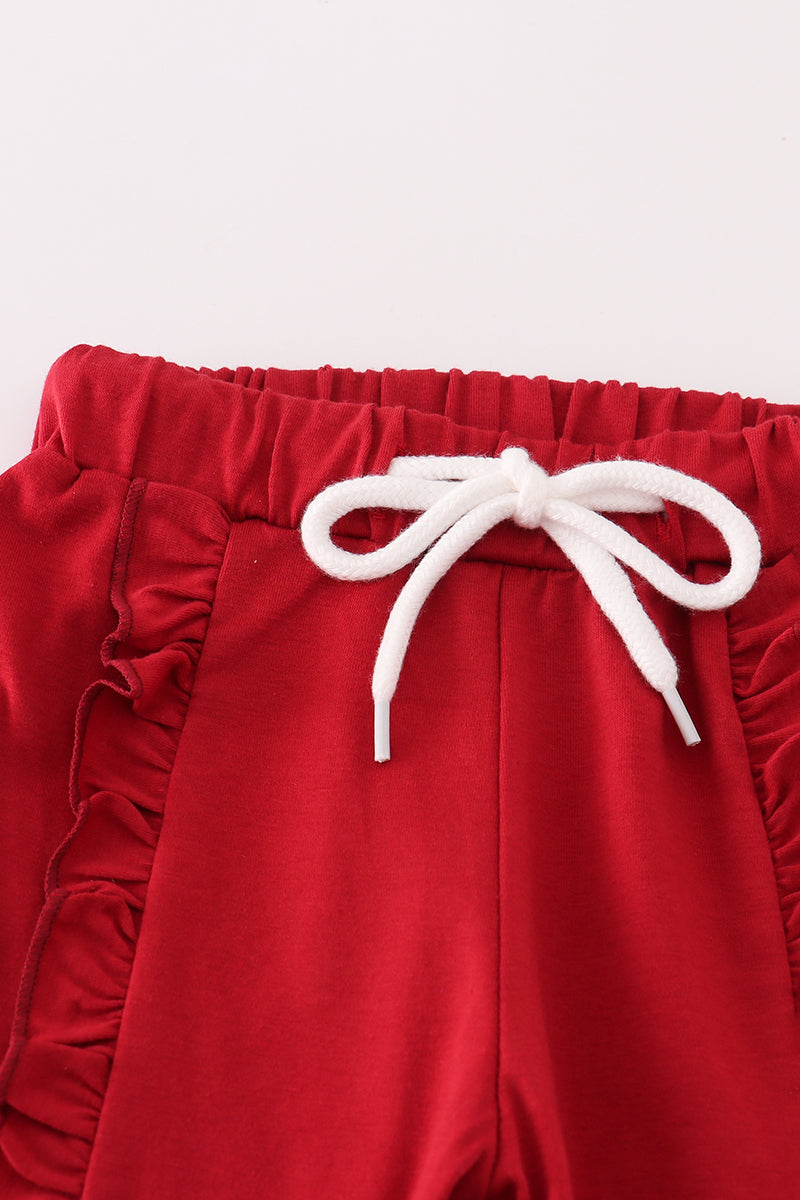 Alabama polka dot ruffle pants set