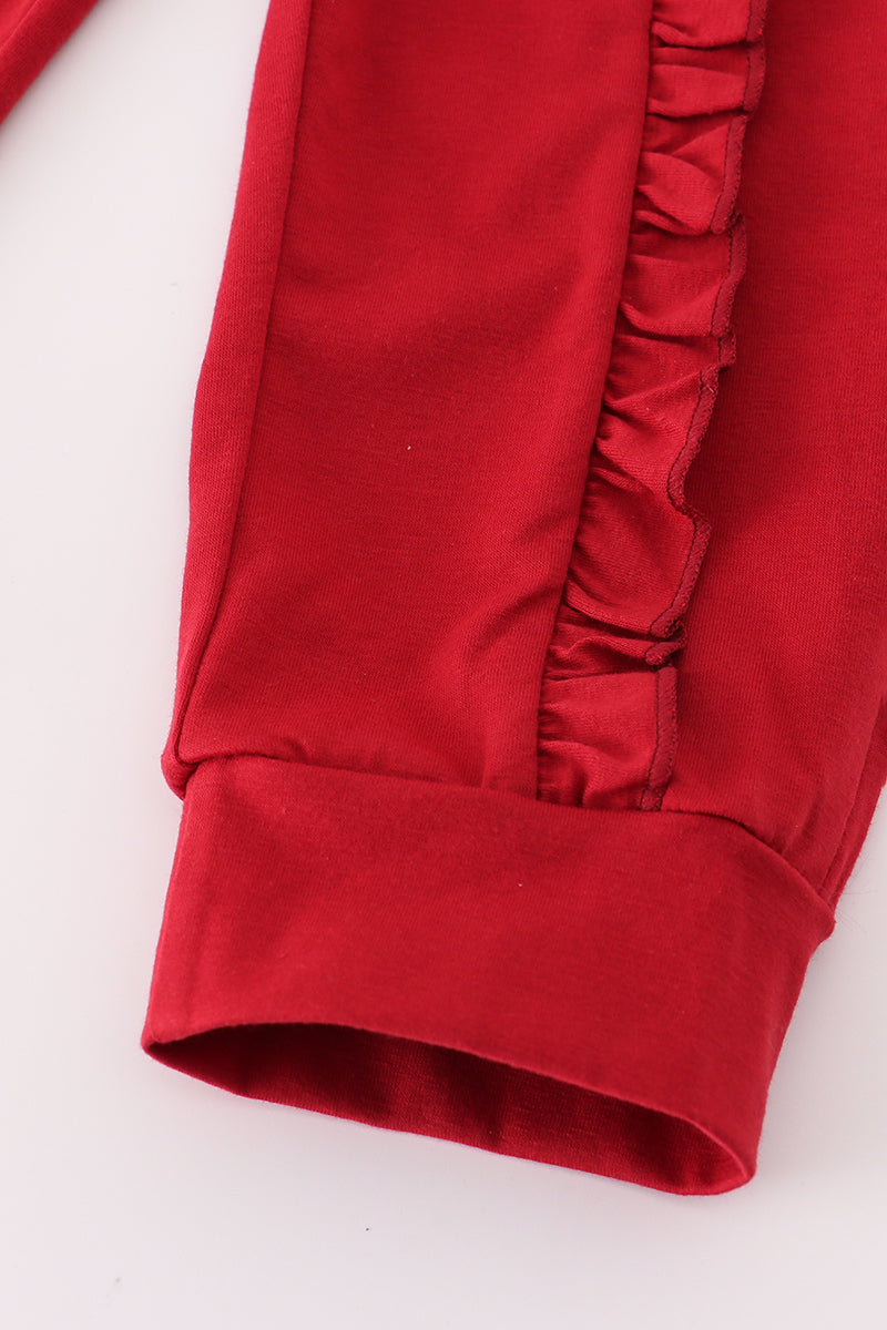 Alabama polka dot ruffle pants set