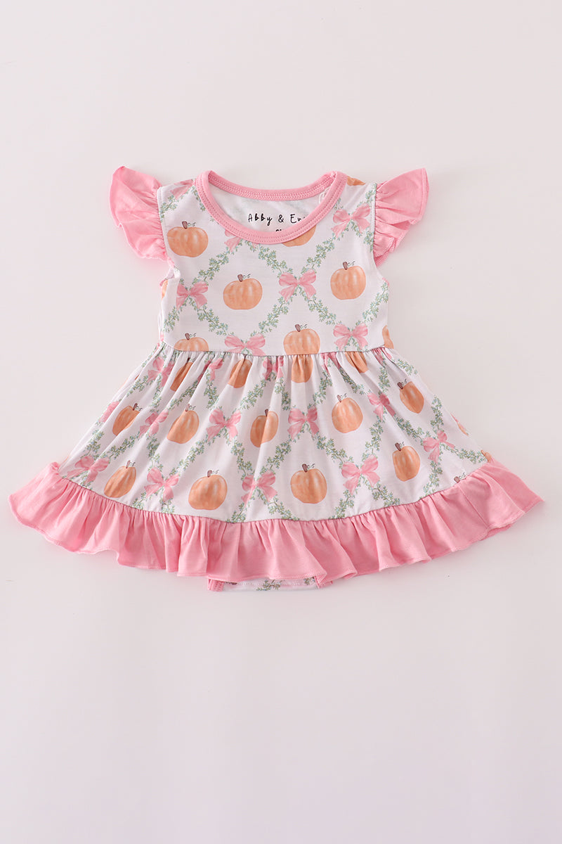 Pumpkin bamboo ruffle bubble