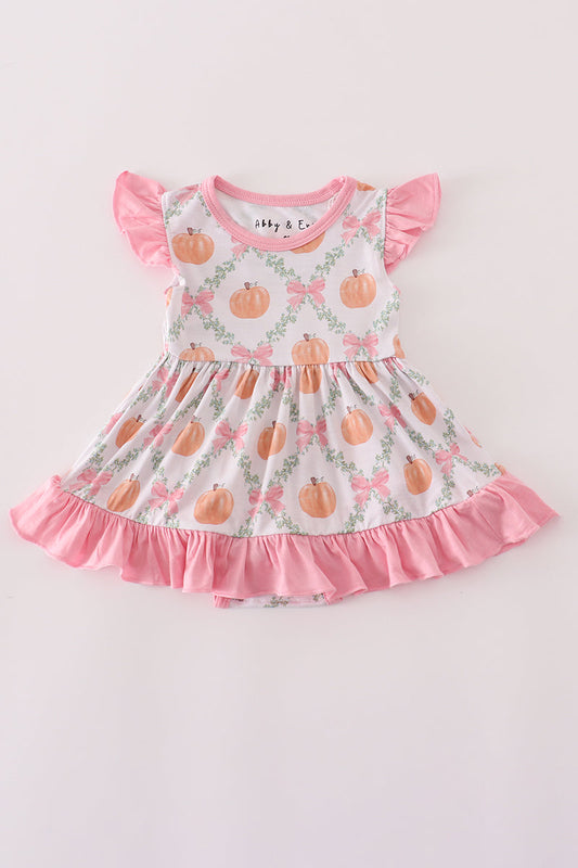 Pumpkin bamboo ruffle bubble