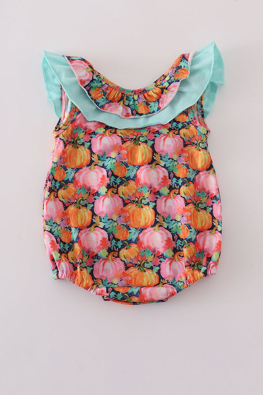 Pumpkin ruffle bubble