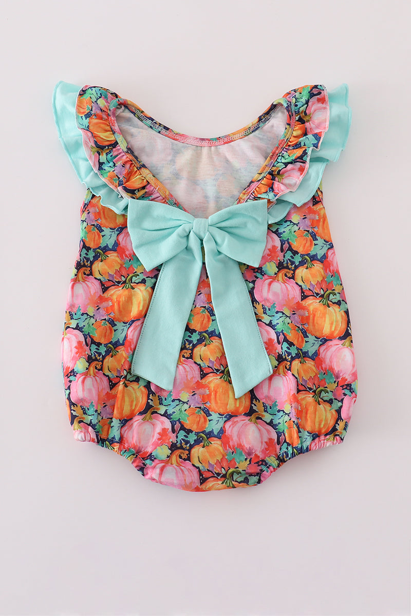 Pumpkin ruffle bubble