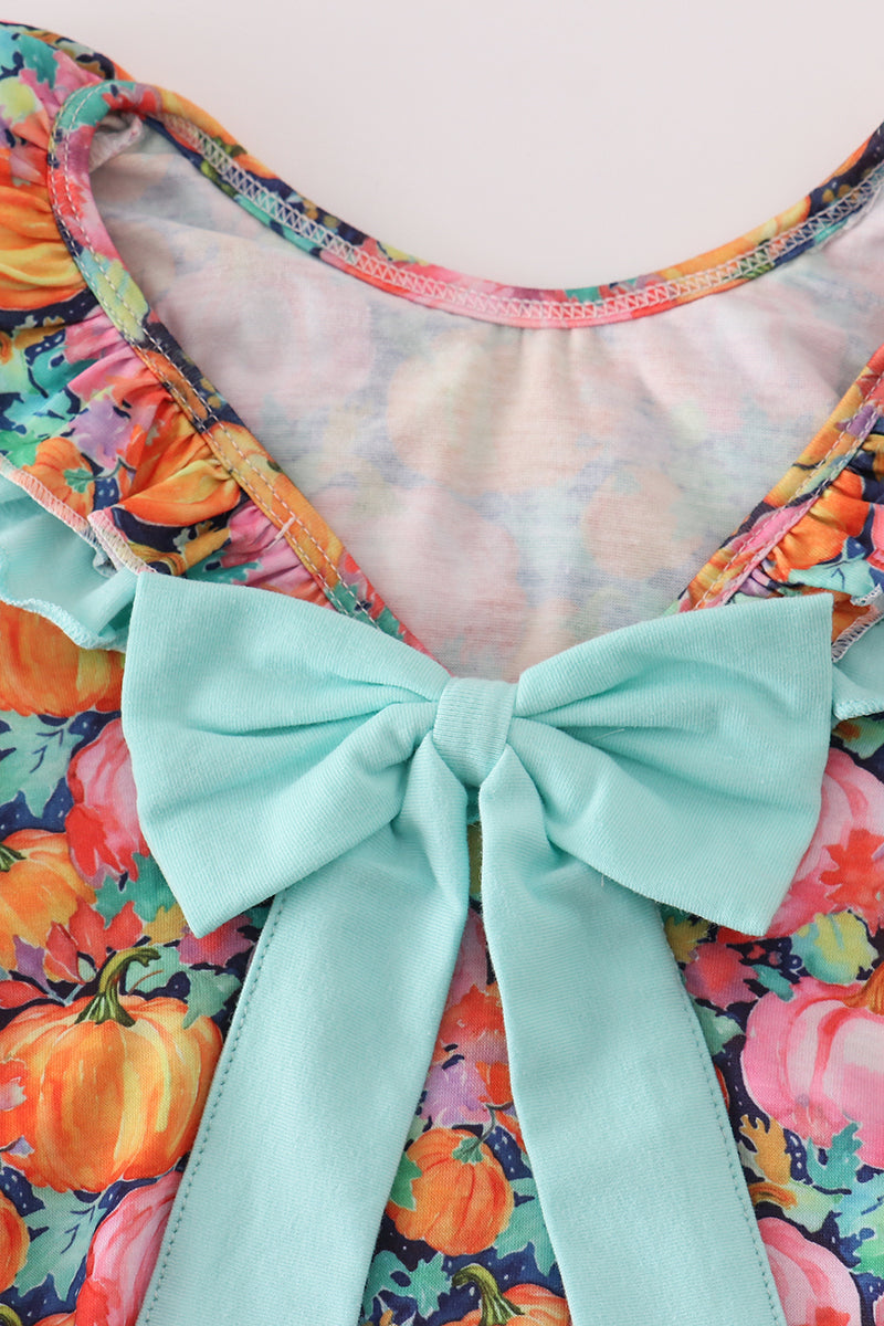 Pumpkin ruffle bubble