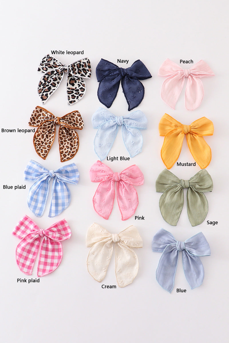 Aligator Clip Hair Bow