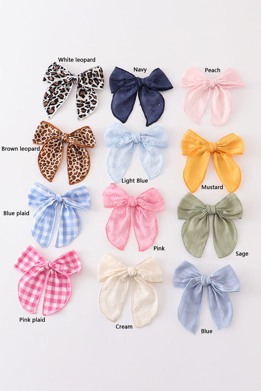 Aligator Clip Hair Bow