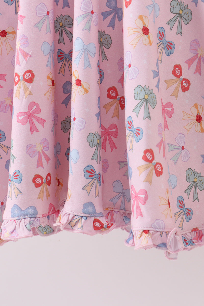 Whimsical bows bamboo dress