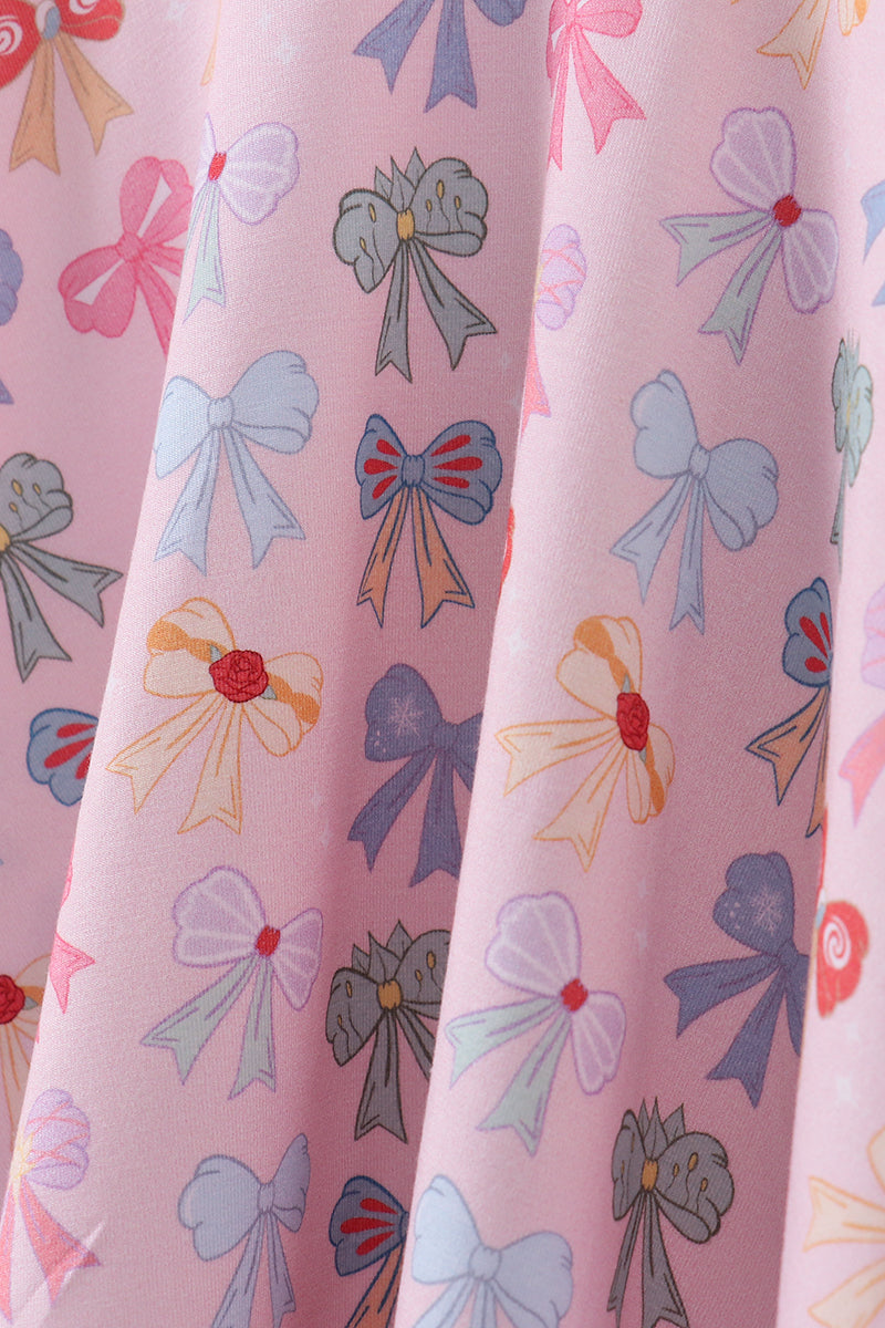 Whimsical bows bamboo dress