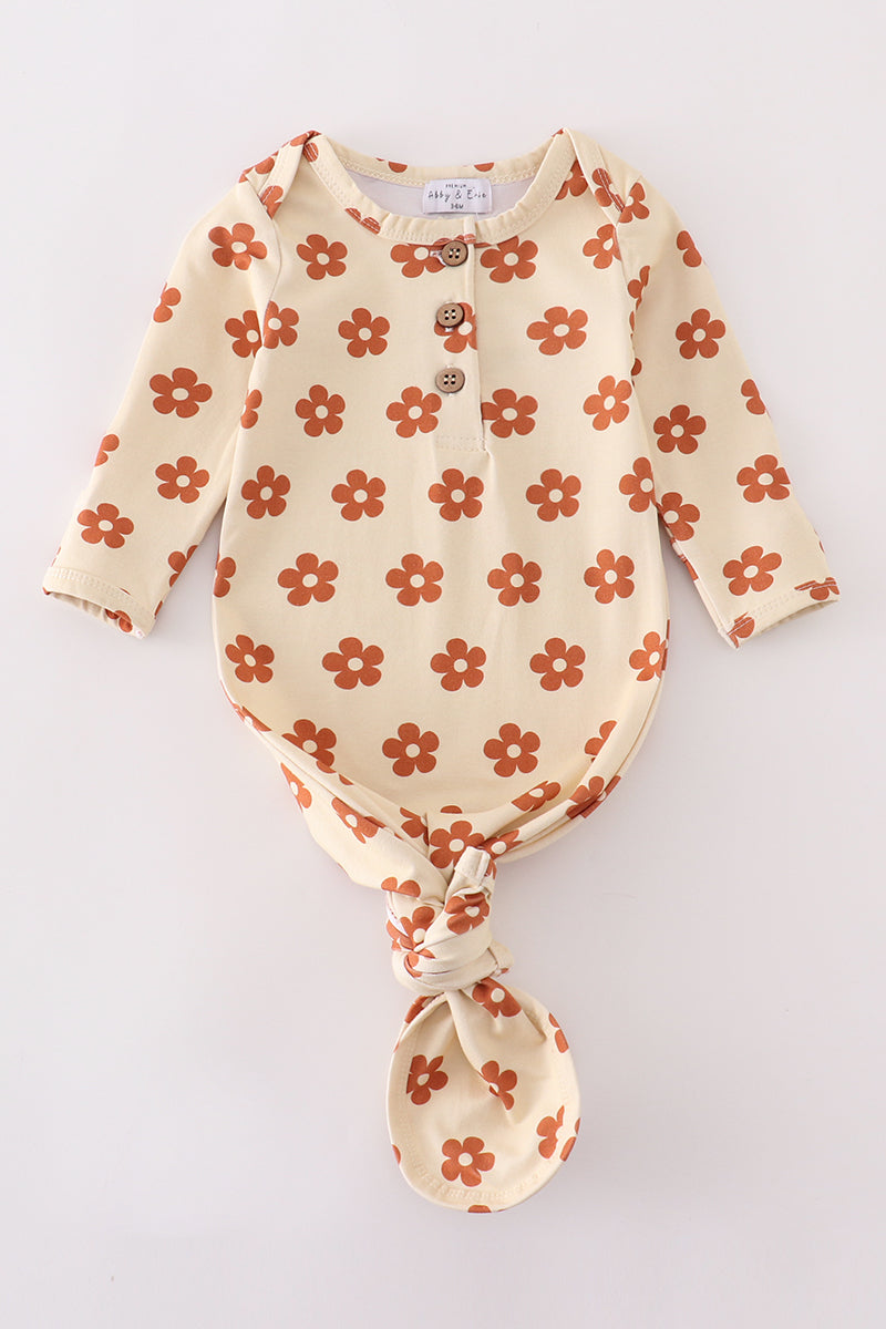 Floral baby gown