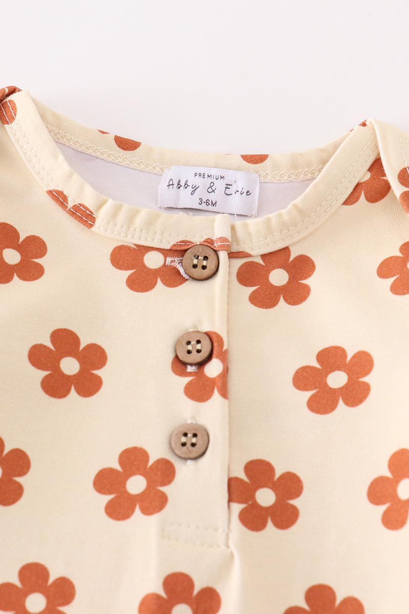 Floral baby gown