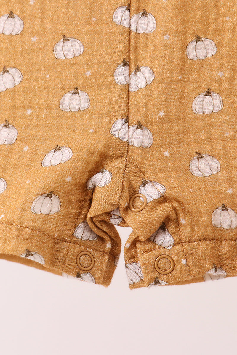 Pumpkin print muslin jonjon