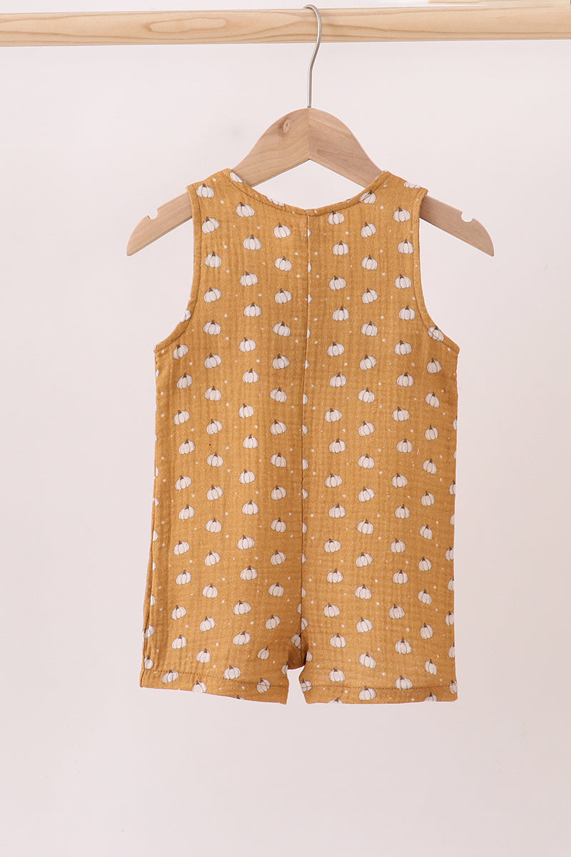 Pumpkin print muslin jonjon