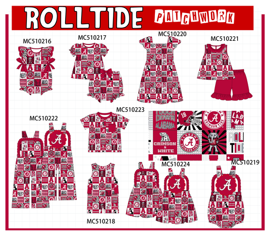 PO71 Alabama roll tide patchwork collection