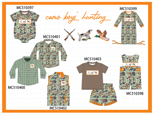 PO71 Camouflage hunting embroidery collection