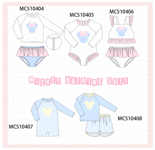 PO71 Character applique swimsuit collection