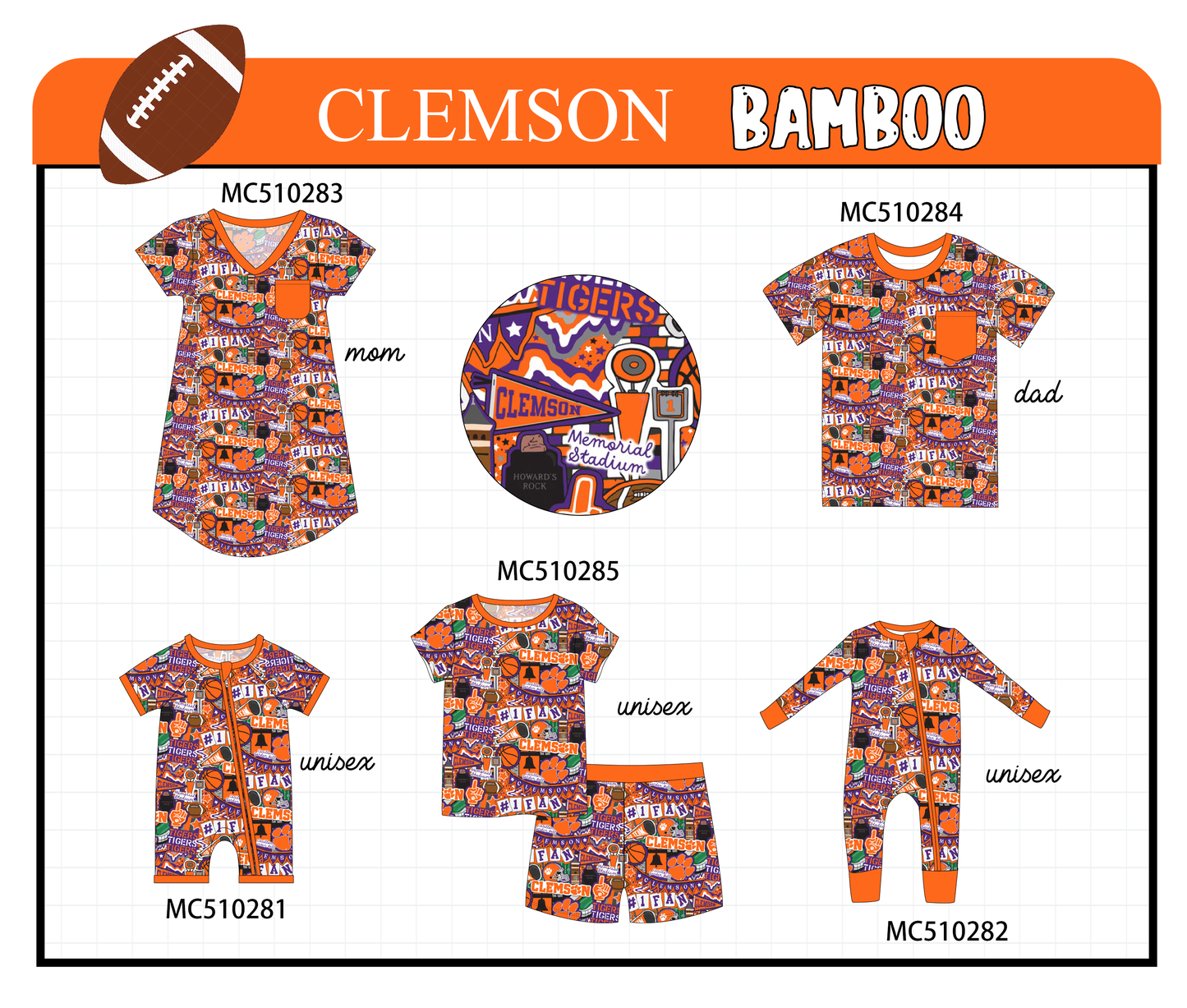 PO71 Clemson bamboo family PJS collection